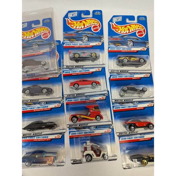 Mattel Other - VTG Hot Wheels Cars 1999 First Editions Lot of 12 Different New In Box Monte